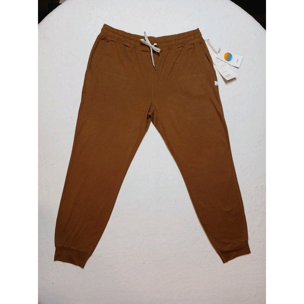 Vuori Performance Jogger Caramel Heather DreamKnit Pants VW303 Womens Medium NWT